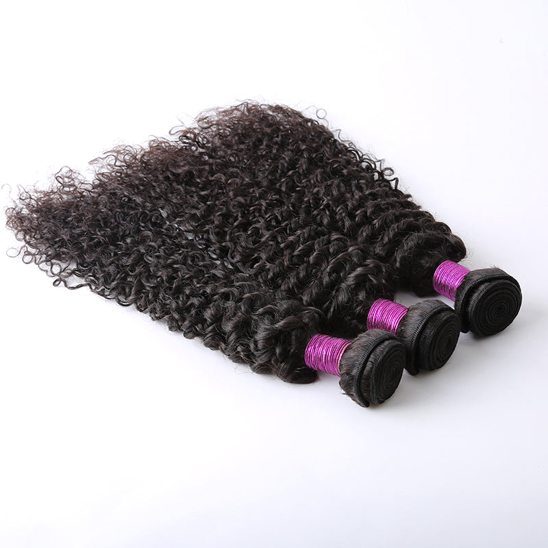 Human Hair Weave Curly Hair Weft 1 Bundle