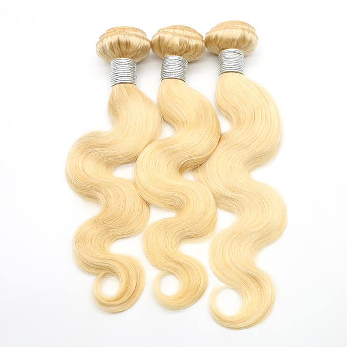 Blonde 613 Hair Weave Body Wave Hair Bundle 1PC