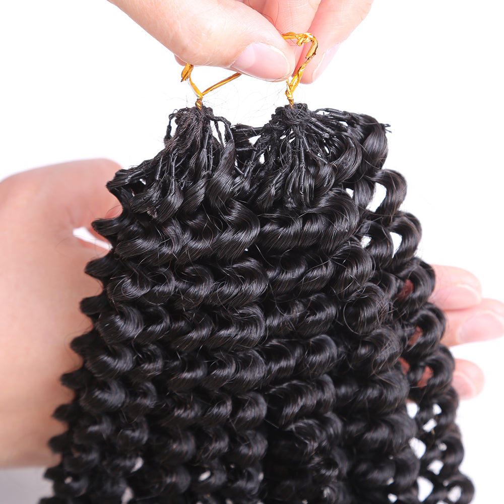 Real Human Hair Kinky Curly Crochet Braiding Hair