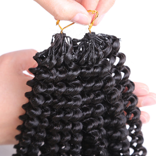 Real Human Hair Kinky Curly Crochet Braiding Hair