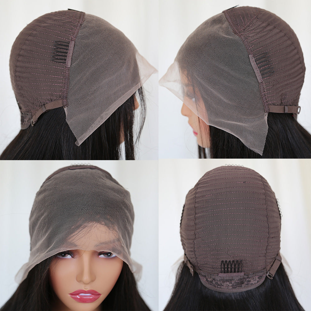 Frontal lace wig cap
