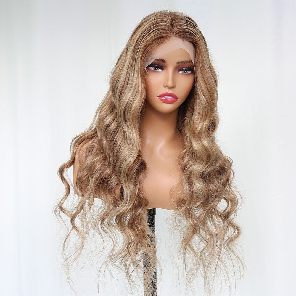 Blonde highlight lace wig