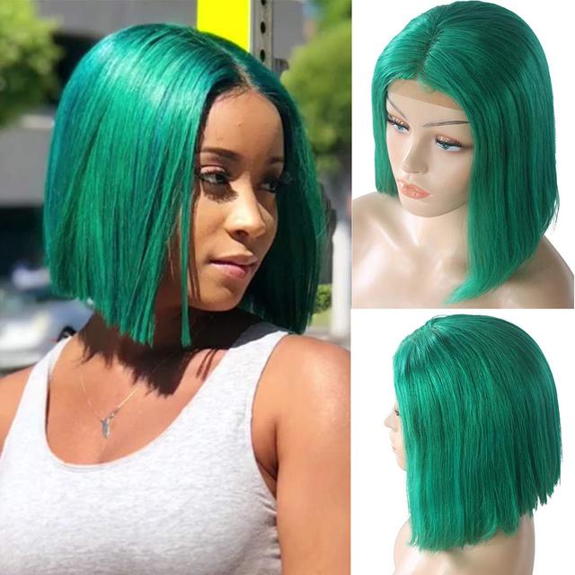 Colored Bob 13x4 Lace Front Human Hair Wigs