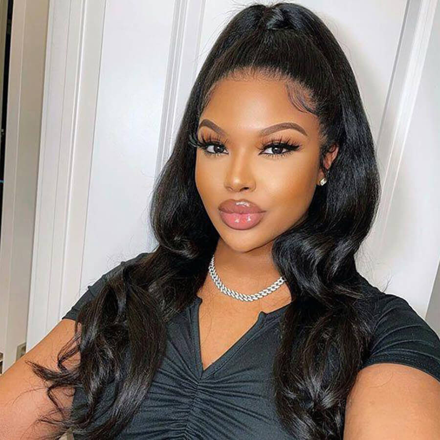 360 lace frontal wig human hair