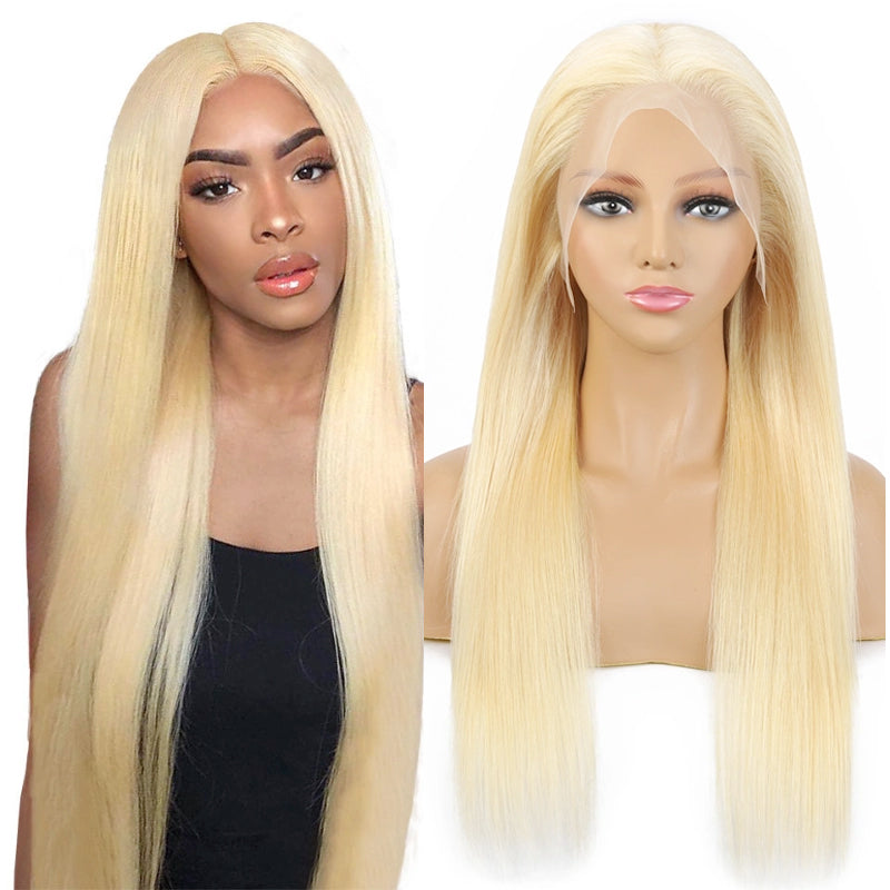 613 Blonde Human Hair Wig with 13x4 Lace Front