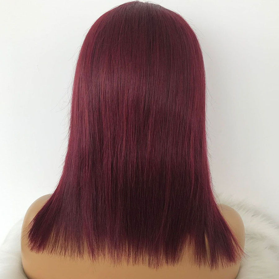 burgundy bob