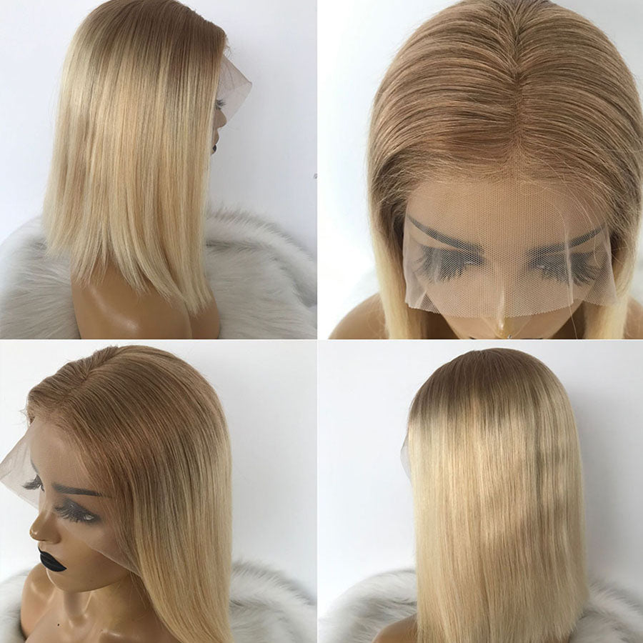 ombre blonde bob wigs