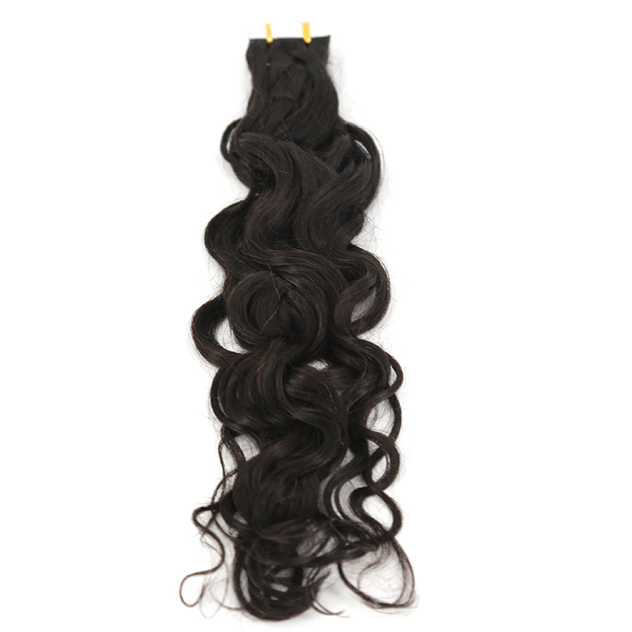 natural wave tape in hair extension