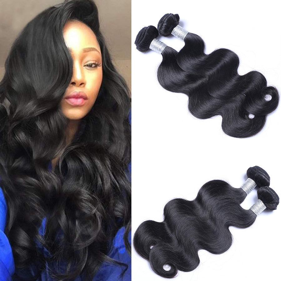 Body wave human hair weave bundles