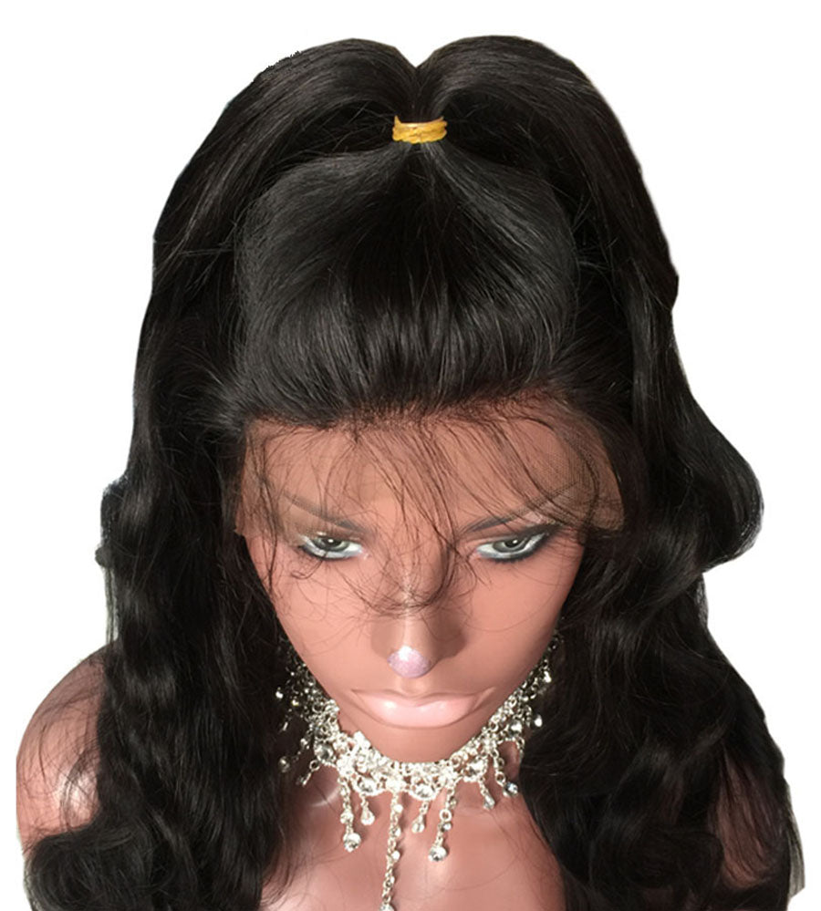 brzillian body wave lace wig wig preplucked hairline