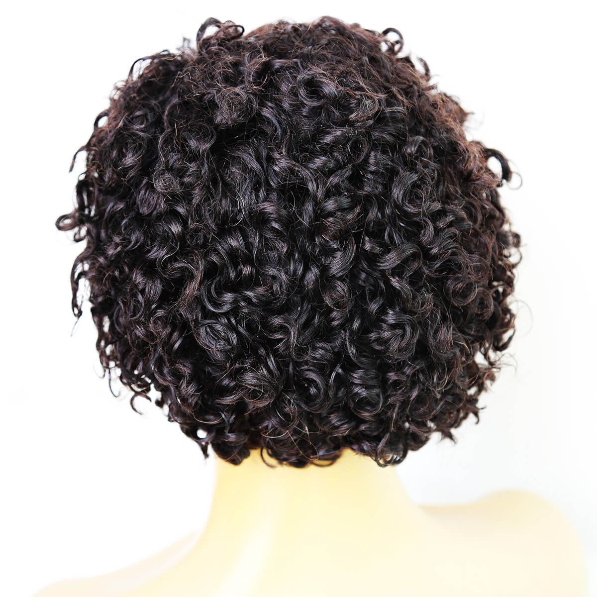 Curly Human Hair Pixie Wig