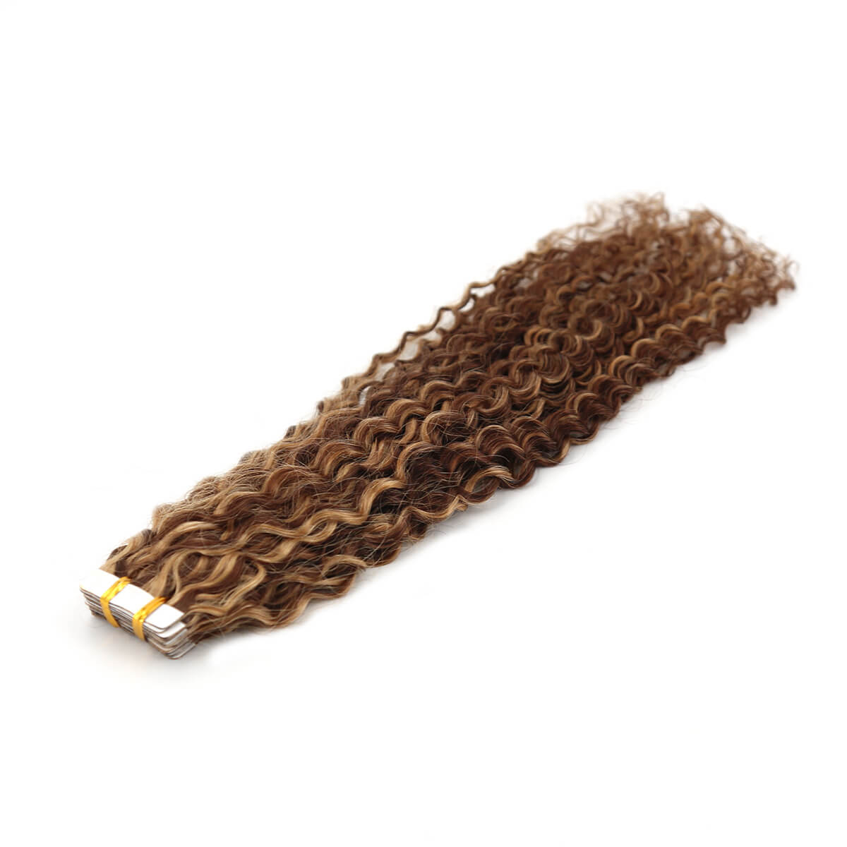 curly tape in human hair extensions