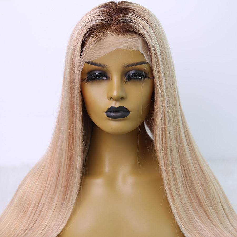 ombre highlight wig