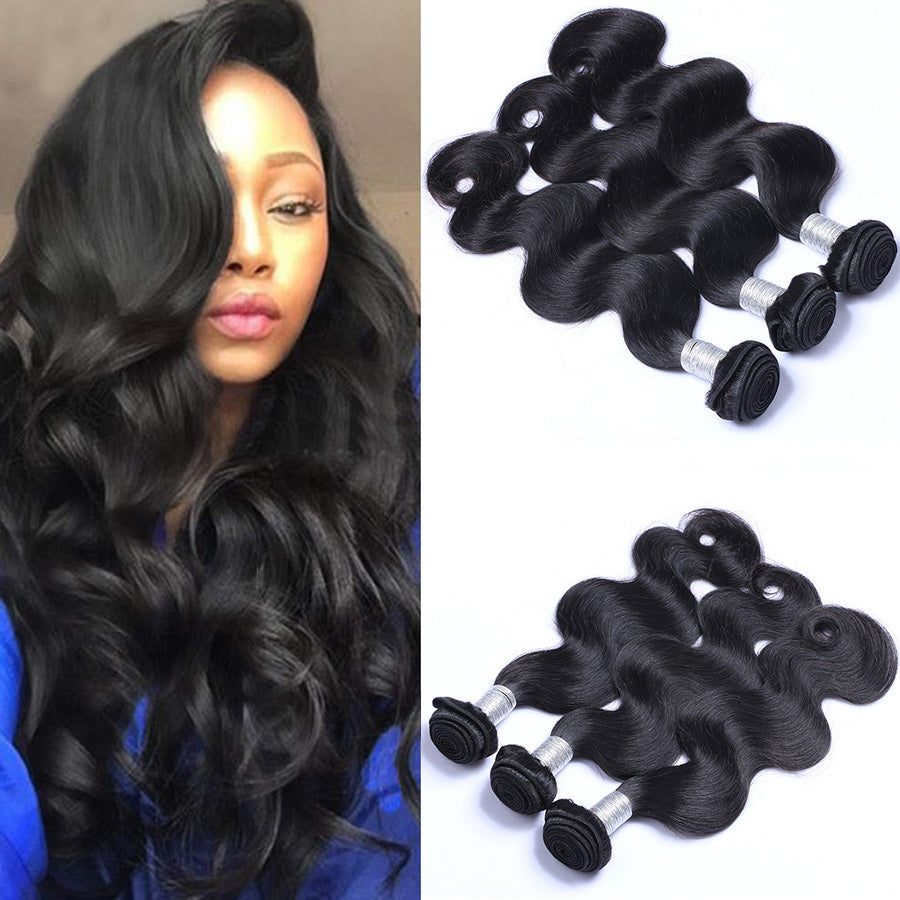 Body wave hair wefts