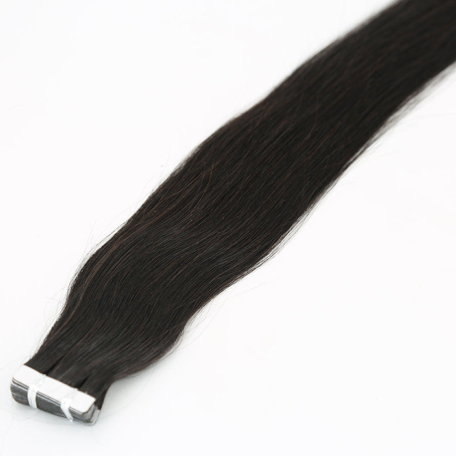 black hair tape in extension