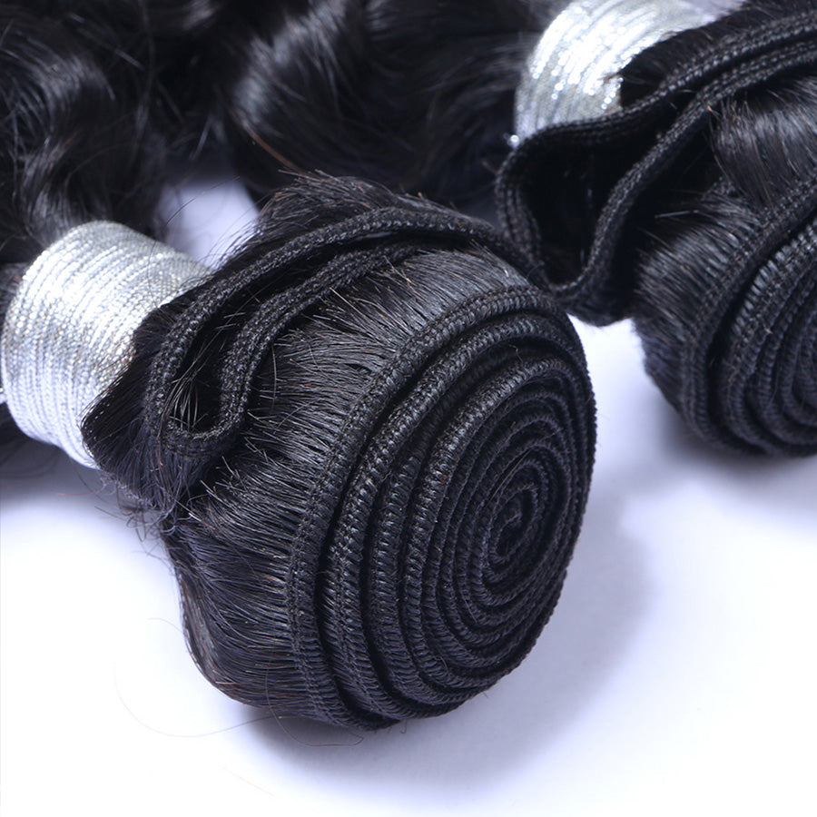 Human hair weave bundles