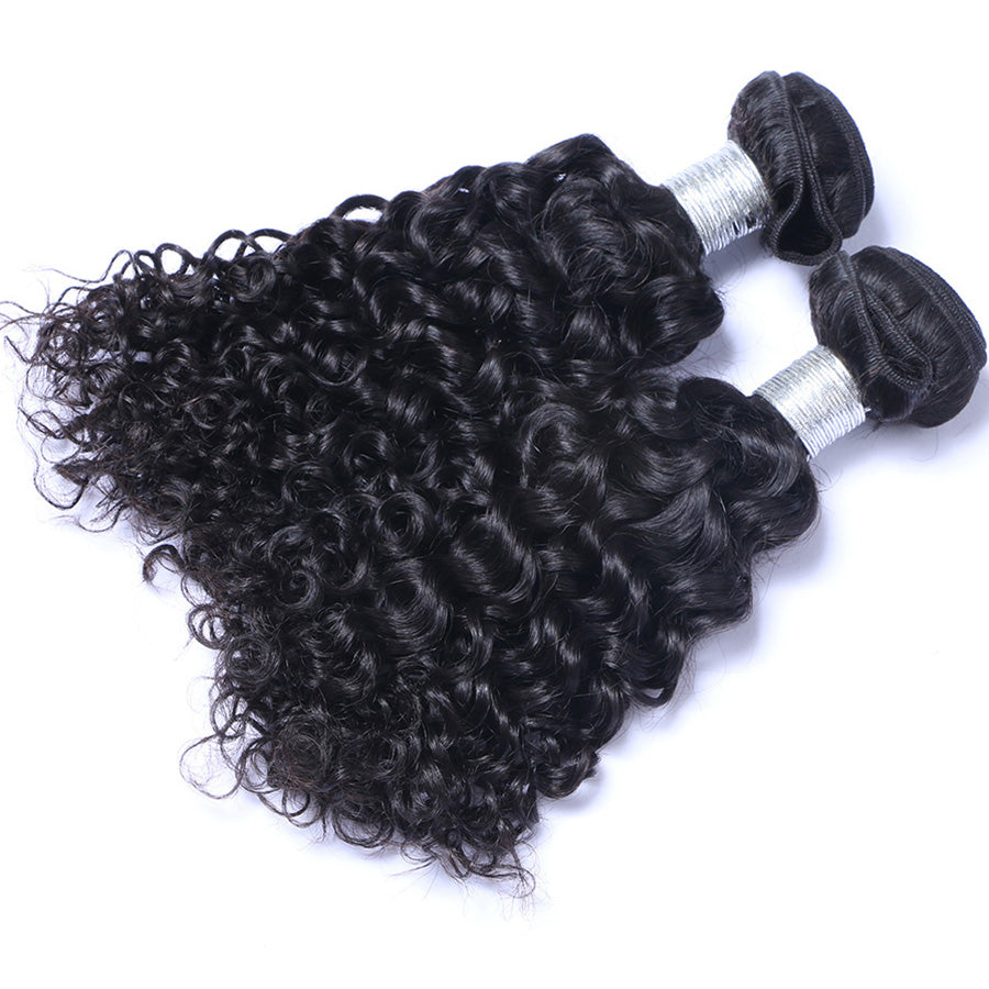 Natural curly hair bundles