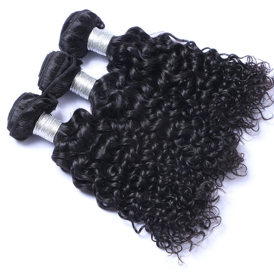 Natural hair curly bundles