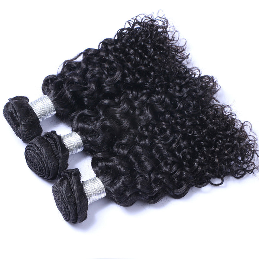 Curly hair weaves