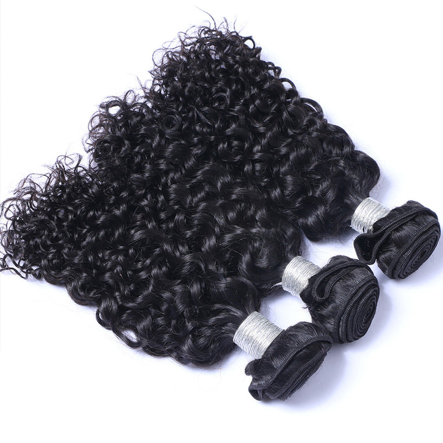 human hair curly weaves