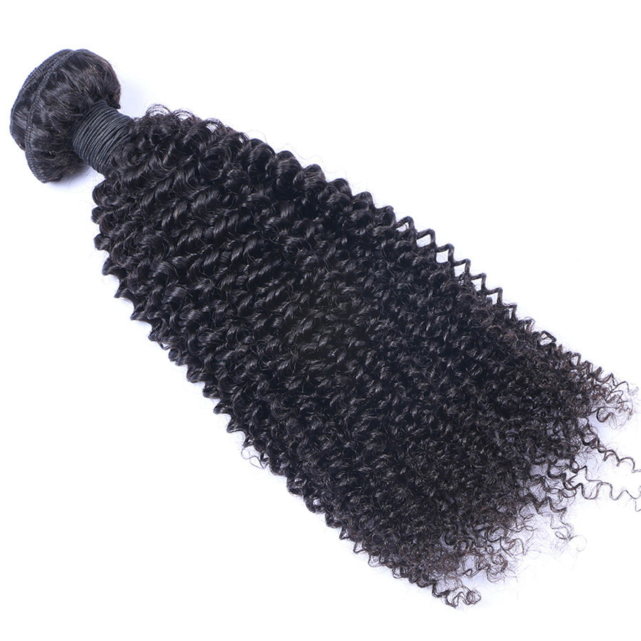 kinky curly human hair weave