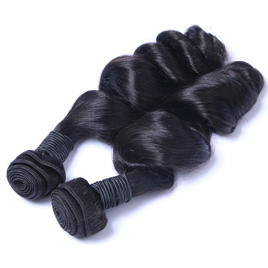Human Hair Weave Bundles Loose Wave Hair Weft 2pcs/lot