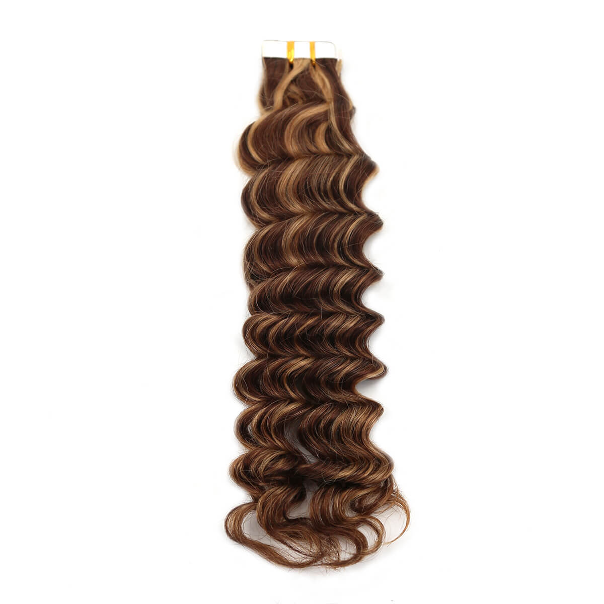 4 27 brown blonde human hair tape in extension