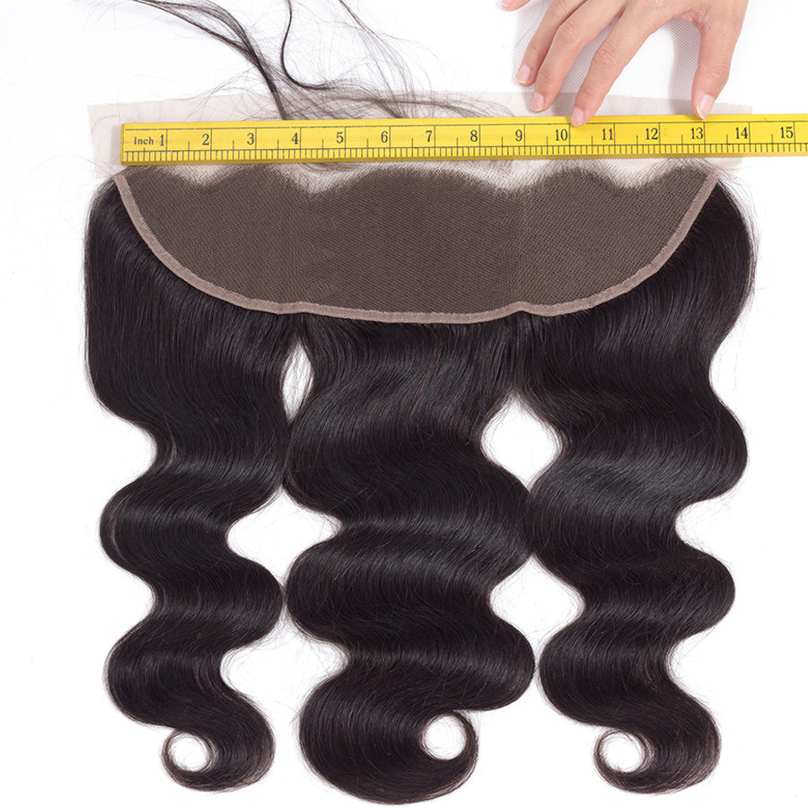 Transparent Lace Frontal Body Wave 13x4 Wavy Human Hair Lace Frontal Closure