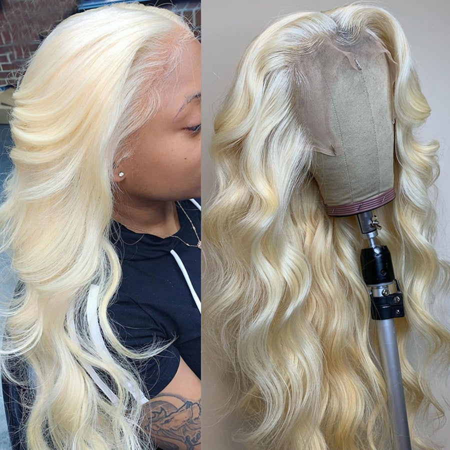 blonde lace front wig